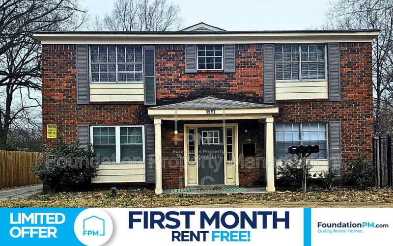 Memphis House: 1587 Cherry Road
