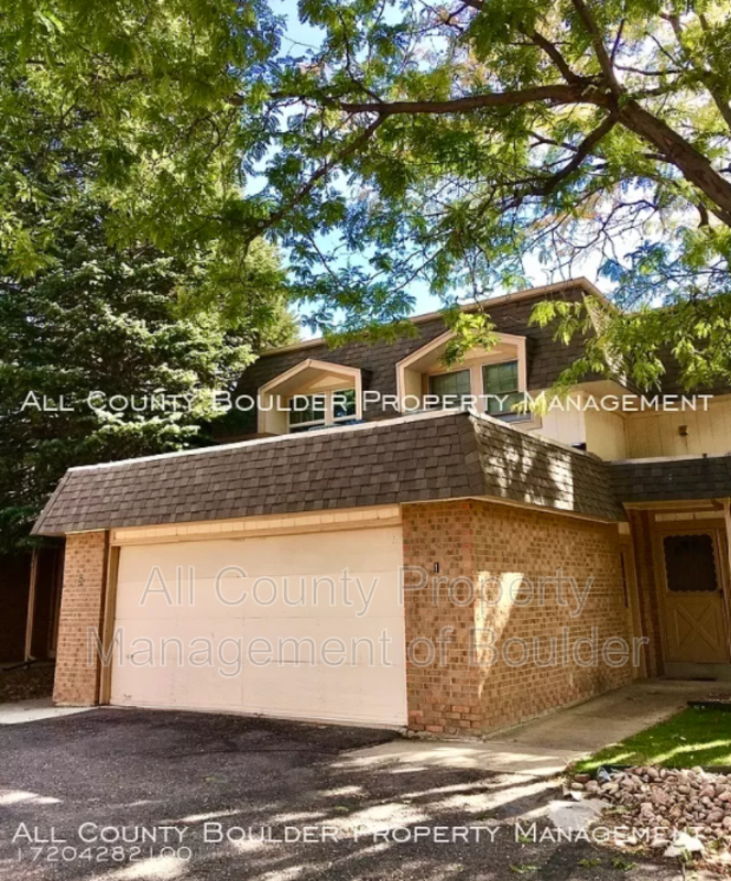Boulder Townhome: 3850 Paseo Del Prado