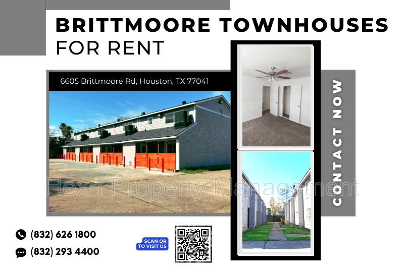 Houston Townhome: 6553 Brittmoore Rd