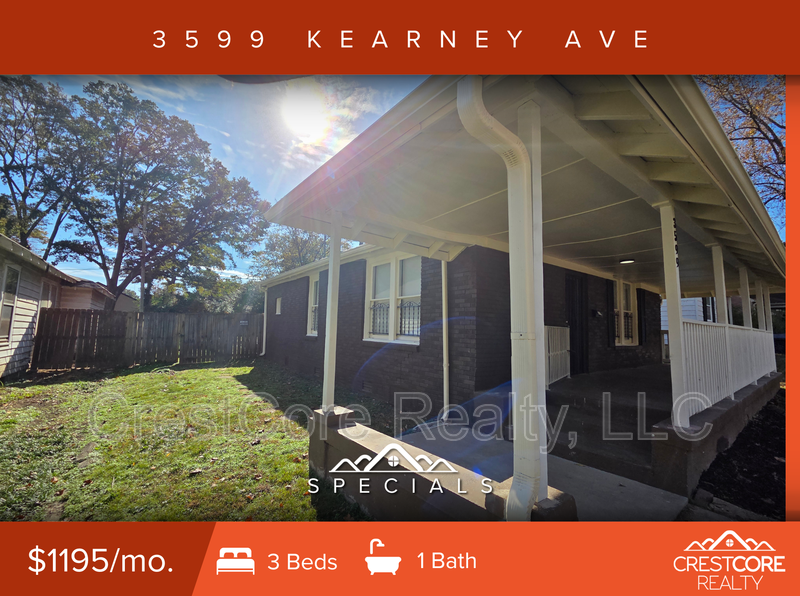 Memphis House: 3599 Kearney Ave