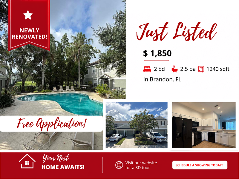 Brandon Townhome: 2608 Chelsea Manor Boulevard - 1