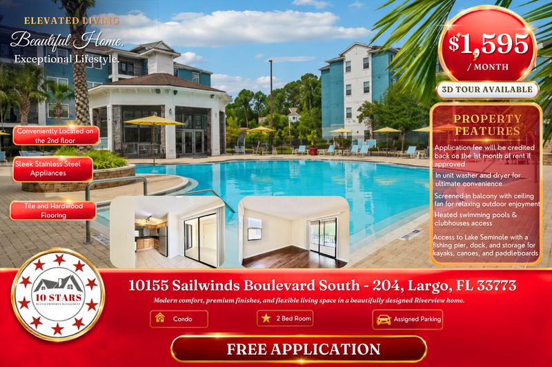 Largo Condo: 10155 Sailwinds Boulevard South - 204