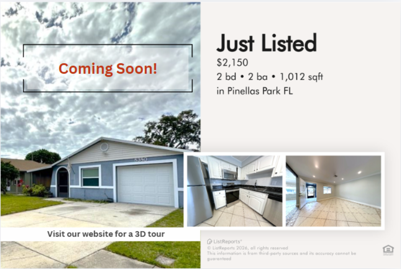 Pinellas Park House: 8380 45th Street North