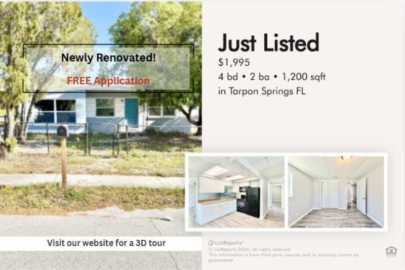 Tarpon Springs House: 617 Pent Street