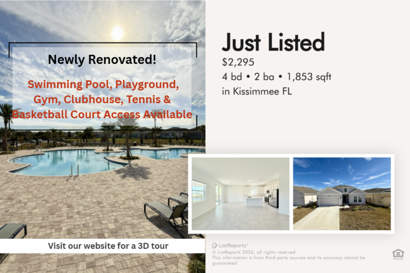 Kissimmee House: 1995 Rock Maple Bend