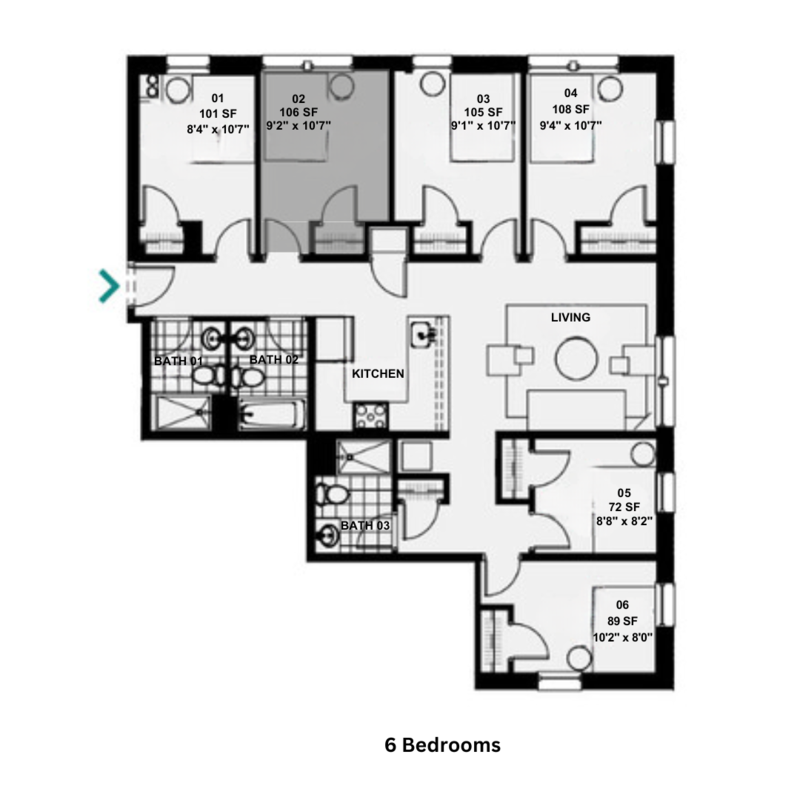 Washington House: 529 G Street Southeast #101-2