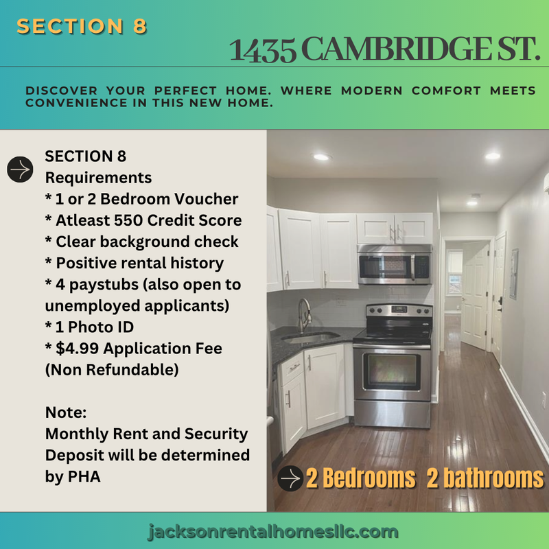 Philadelphia Condo: 1435 Cambridge Street - Unit 1