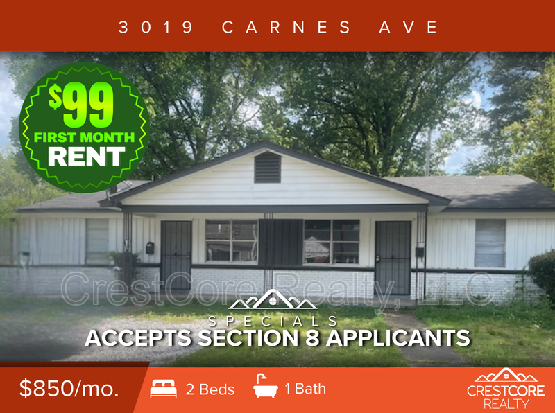 Memphis Condo: 3019 Carnes Ave