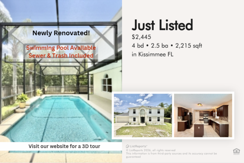 Kissimmee House: 1431 Teal Drive