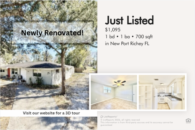 New Pt Richey Condo: 5900 Monroe St