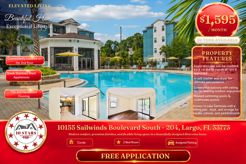 Largo Condo: 10155 Sailwinds Boulevard South - 204