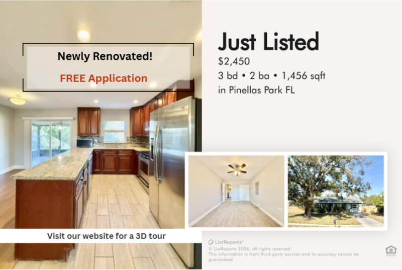 Pinellas Park House: 6475 Cedarbrook Drive