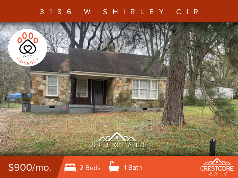 Memphis House: 3186 W Shirley Cir