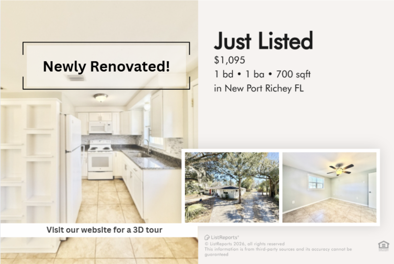 New Port Richey Condo: 5852 Monroe Street