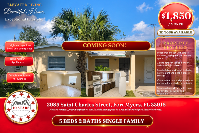 Fort Myers House: 2985 Saint Charles Street