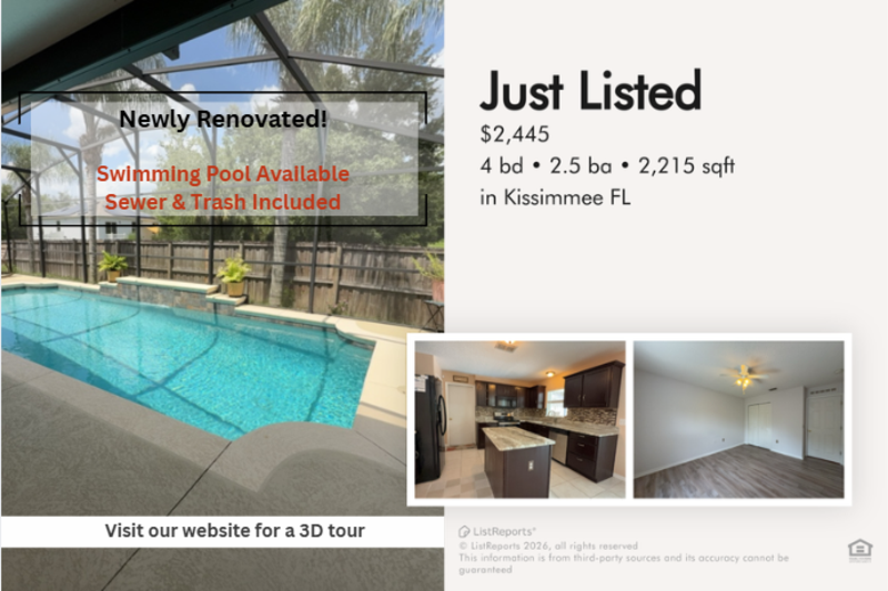 Kissimmee House: 1431 Teal Drive