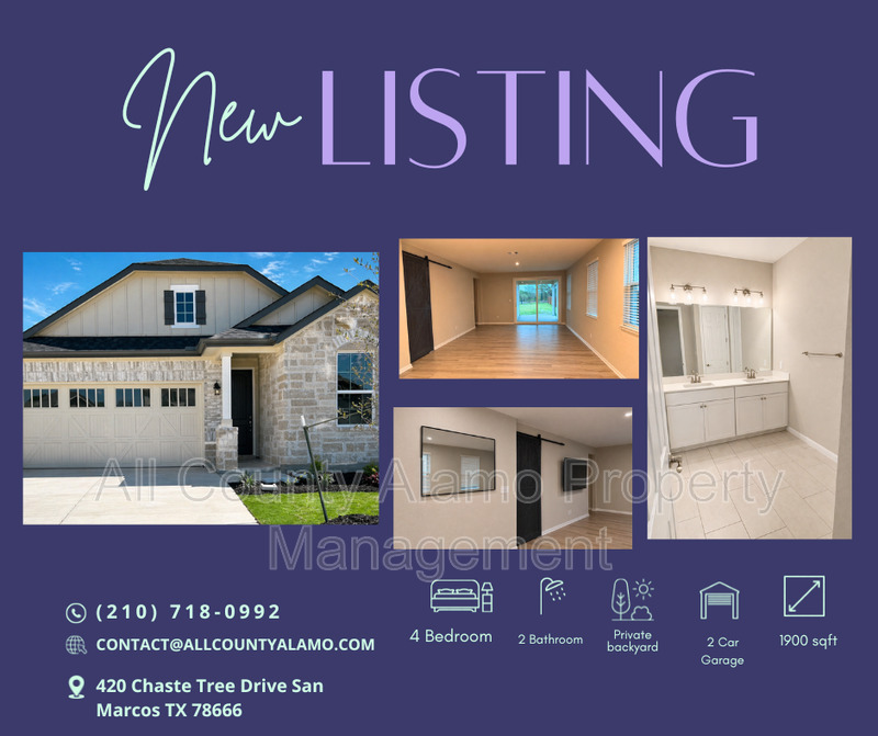 San Marcos House: 420 Chaste Tree Drive