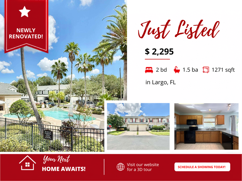 Largo Townhome: 8006 Thoroughbred Loop - 1