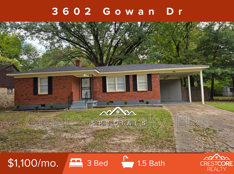 Memphis House: 3602 Gowan Dr