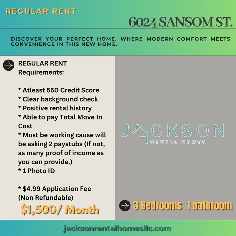 Philadelphia House: 6024 Sansom Street