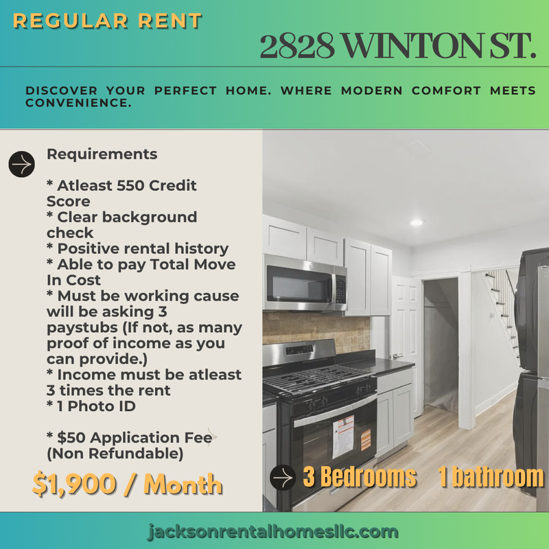 Philadelphia House: 2828 Winton Street