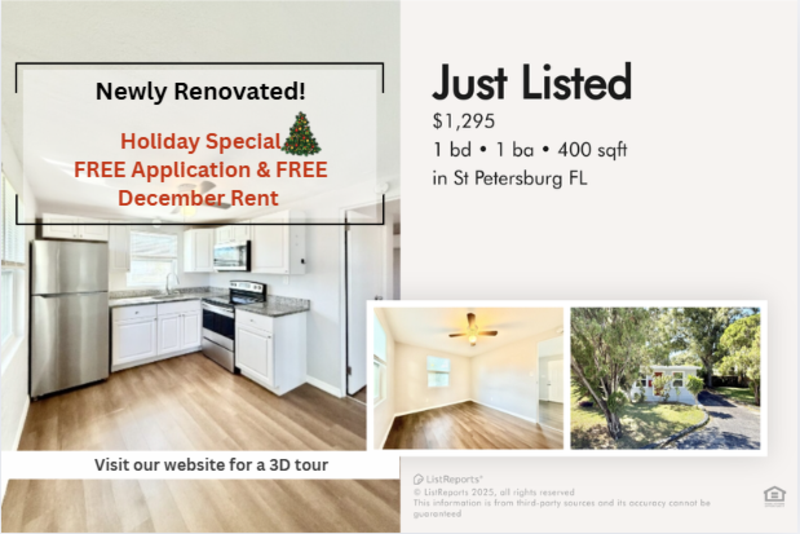 St. Petersburg House: 4091 58th Avenue North - B