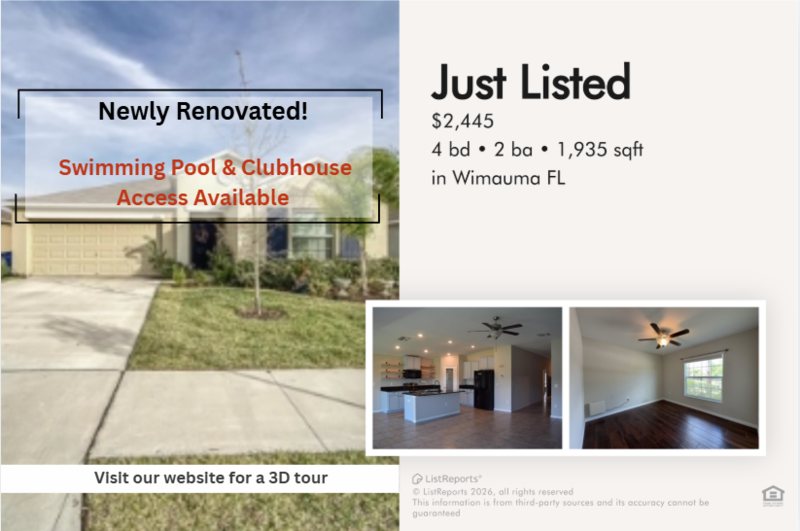 Wimauma House: 17134 White Mangrove Drive