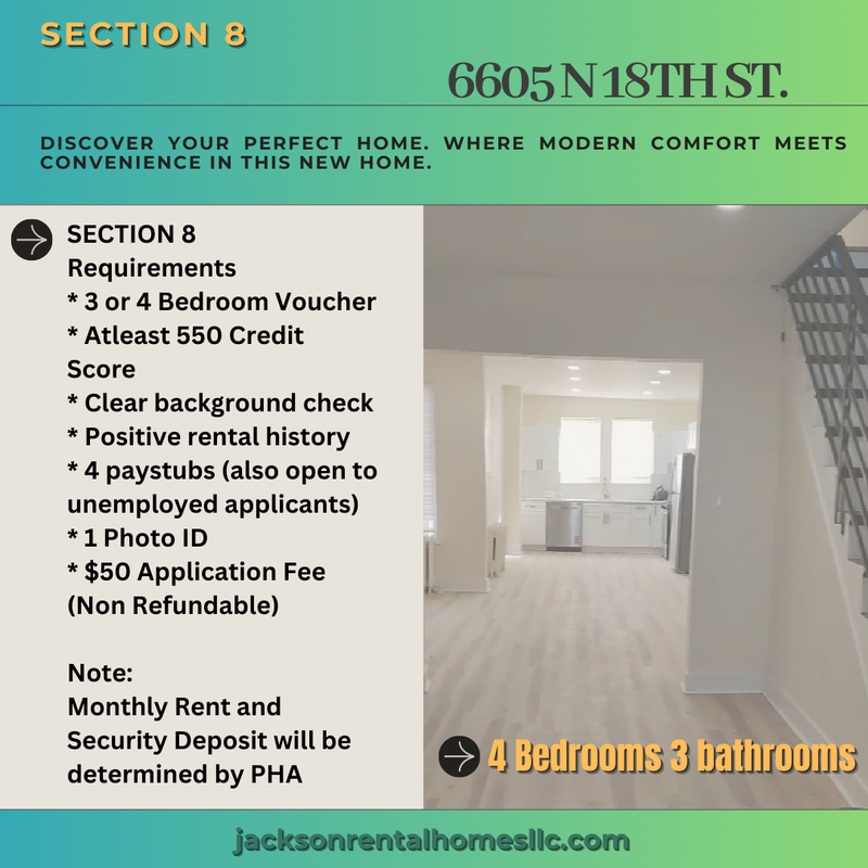 Philadelphia House: 6605 North 18th Street